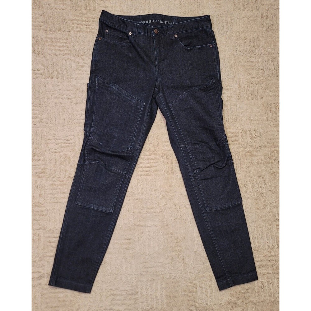 Duluth Trading Co. Women's Dark Blue Curvesetter Waistband Pants Size 10 x 29